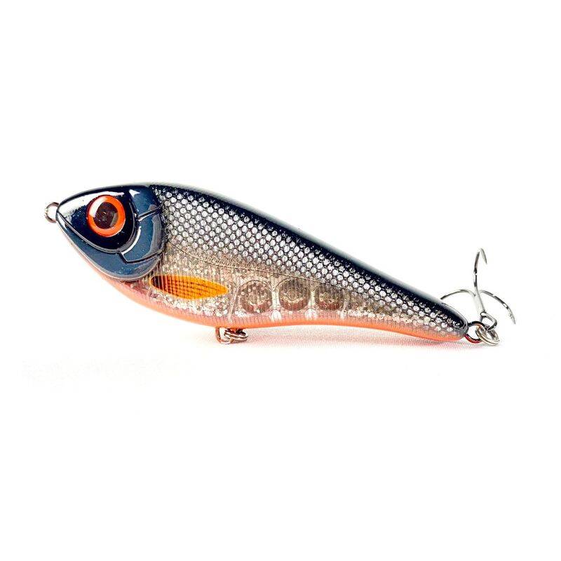 Buster Swim Slow Sink 13 cm 65 g – Glitterfegis glidebait för gäddfiske