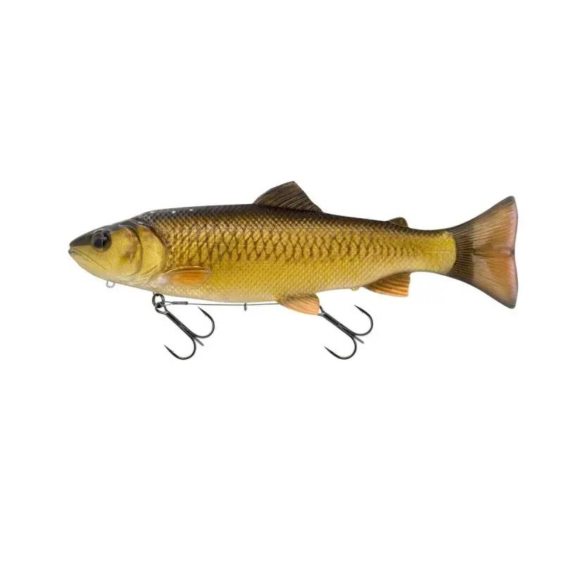 Savage Gear 4D Line Thru Pulsetail Trout 20 cm 102 g SS wobbler – detaljerad bild av bete med realistisk fiskdesign och pulserande svans.