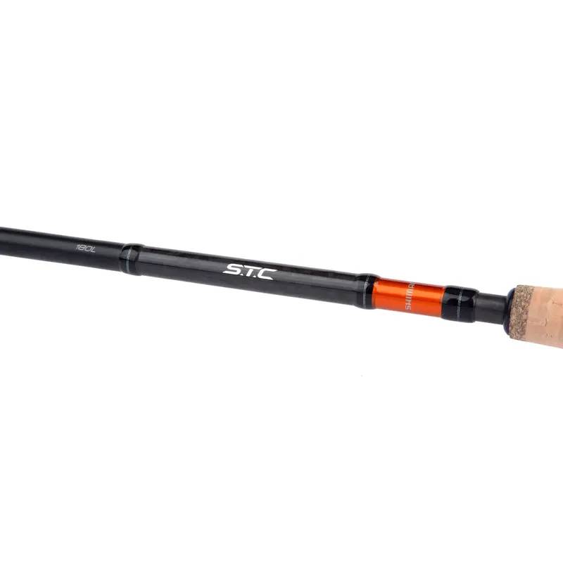 Shimano STC AX Spinning Mini Tele 2,70 m 7–21 g teleskopiskt spinnspö med kompakt 11-delad konstruktion för resfiske.