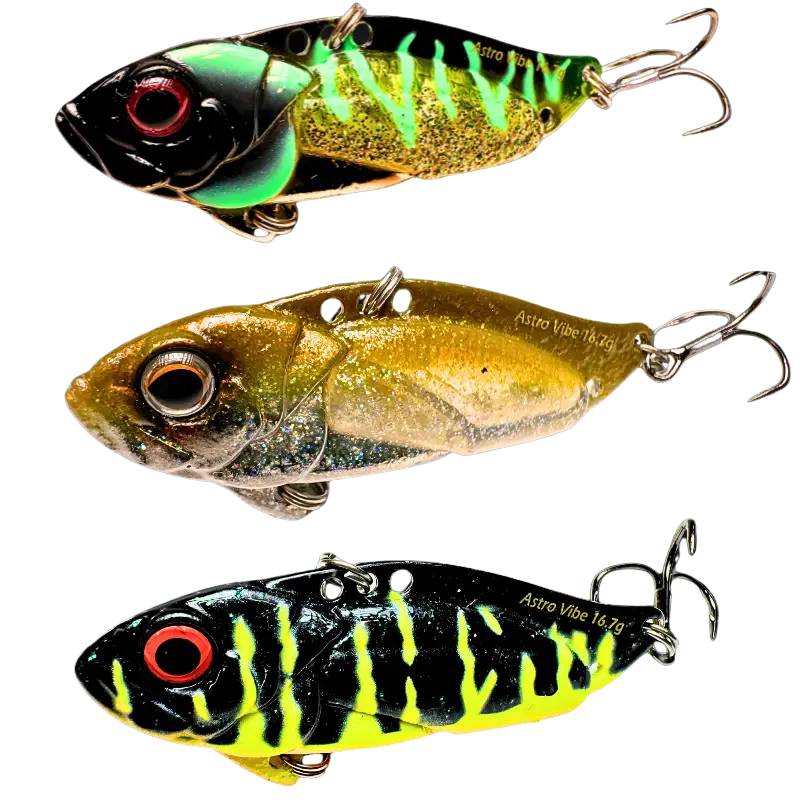 Strike Pro Astro Vibe UV 6,5 cm 26 g Custom vibrationsbete för abborre och gös