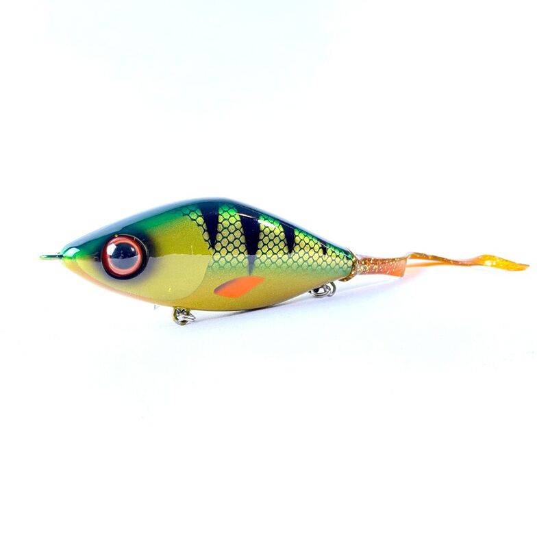 Strike Pro Trueglide Guppie 13,5 cm 120 g – Kiwi Borren glidebait för gäddfiske