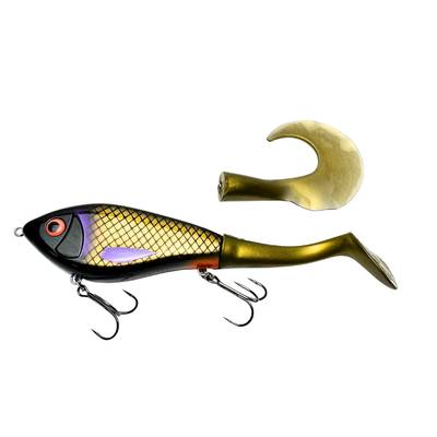 Westin Swim Tail 12cm 68g Bobr King tailbete för gäddfiske med realistisk rörelse och kraftiga vibrationer
