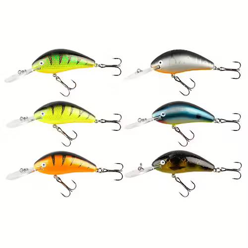 I-Fish The Abbot 55mm – kompakt fiskedrag med realistisk gång för fiske efter abborre, öring och andra rovfiskar.