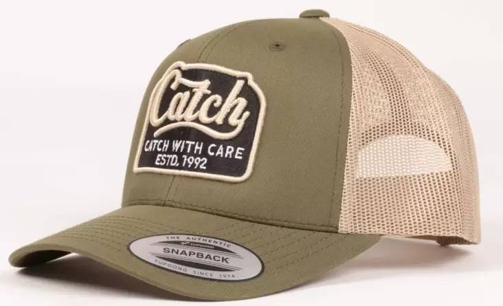 CWC Catch With Care Cap Olive olivgrön keps för sportfiske och friluftsaktiviteter.