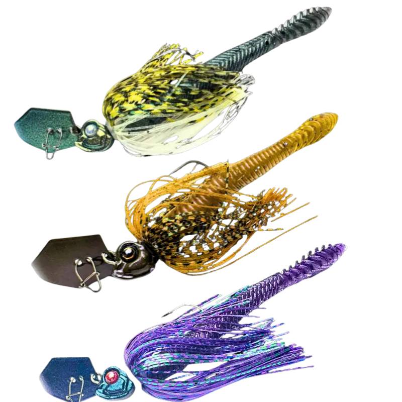 Upplev Custom Blade Jig Bud Tail – vibrerande blade jig med mjuk tail för abborre och gös