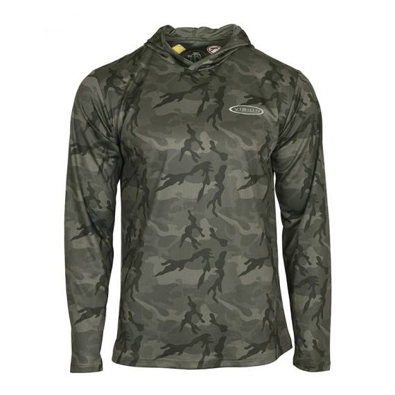 Vision Bamboo Bug & UV Hoodie Camo med UV- och insektskydd för fiske och friluftsliv