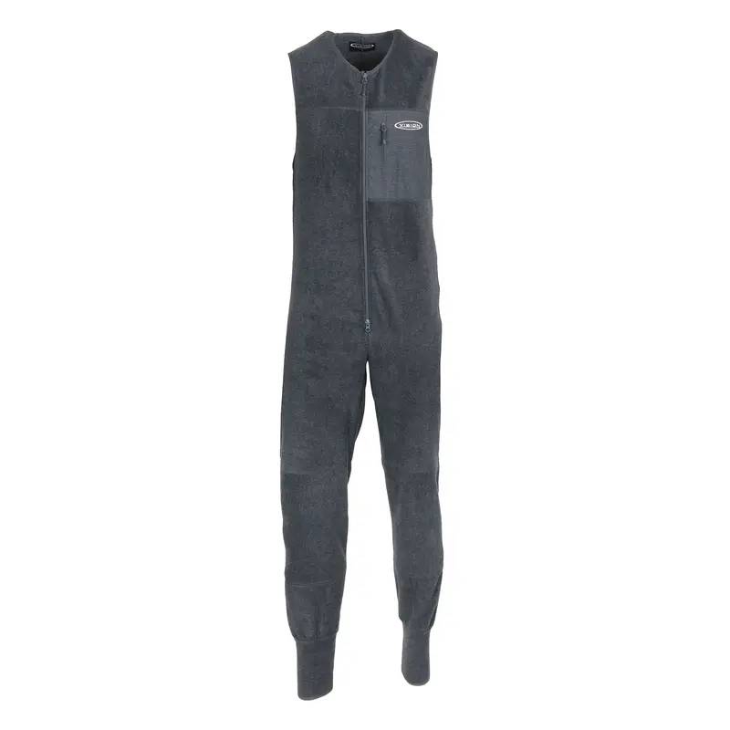 Vision Nalle Fleece Overall Grey varm fleeceoverall för fiske
