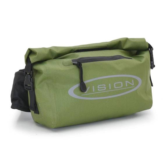 Vision Aqua Handles Olive vattentåliga bärhandtag för fiskeutrustning med slitstark och praktisk design