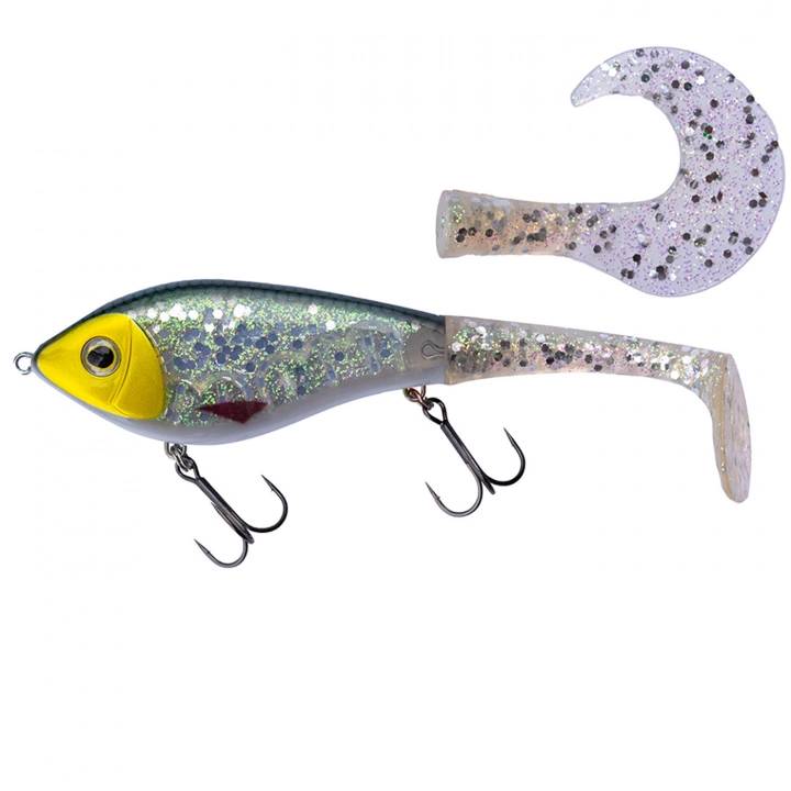 Westin Swim Tail 12 cm 62 g – Headlight Special suspending glidebait för gäddfiske