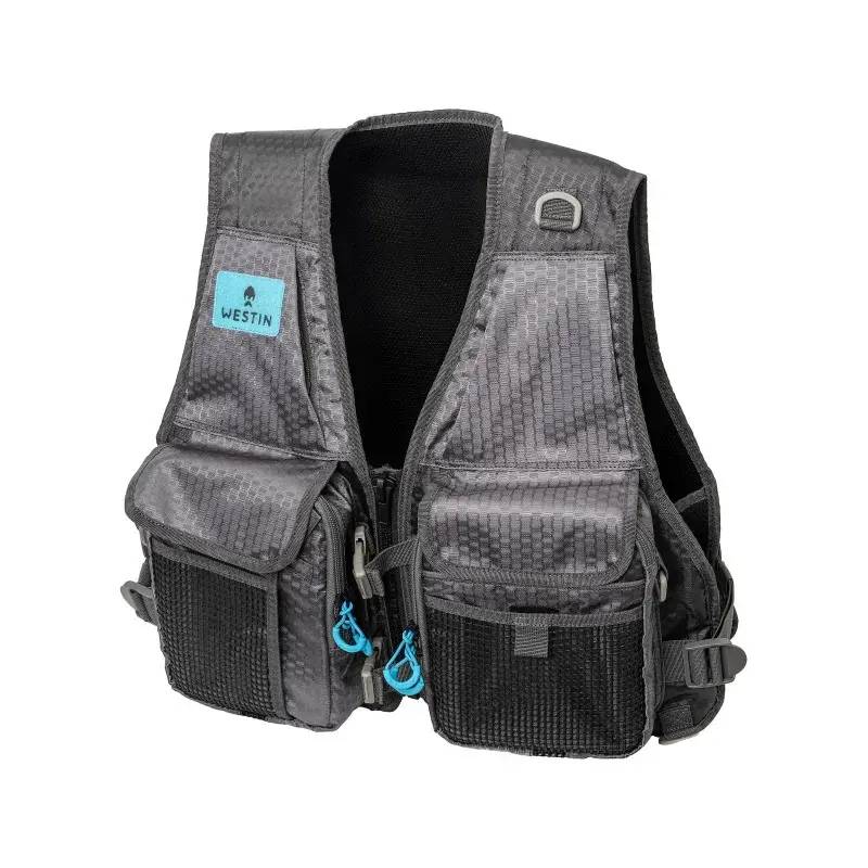 Westin W4 Fishing Vest, Westin fiskeväst, fiskeväst, fiskeväst med boxar, gäddfiske, abborrfiske, kustfiske, havsfiske, vadfiske, Westin W4 HD