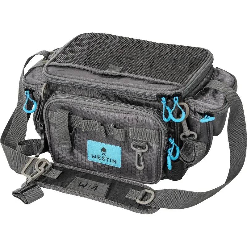 Westin W4 HD Lure Bag Medium med tre betesaskar Titanium Gray
