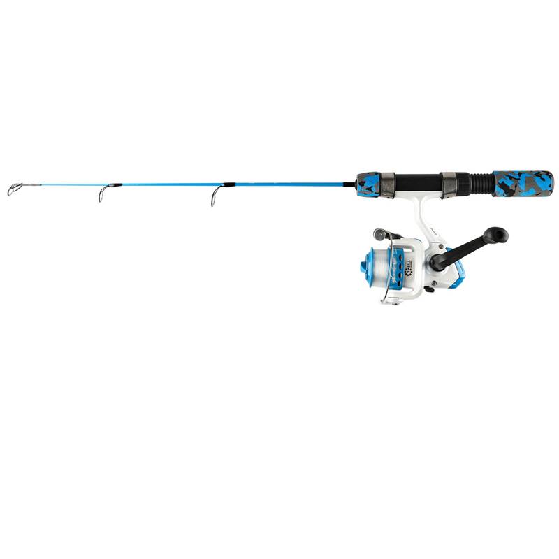 IFISH X-Wand 20 Blå – kort och lätt pimpelspö med blå design för mormyska och finlir på isen”