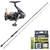 Bite Of Bleak Yoru Combo Premium haspelset med Shimano Nasci 2500-haspelrulle och påspolad flätlina.