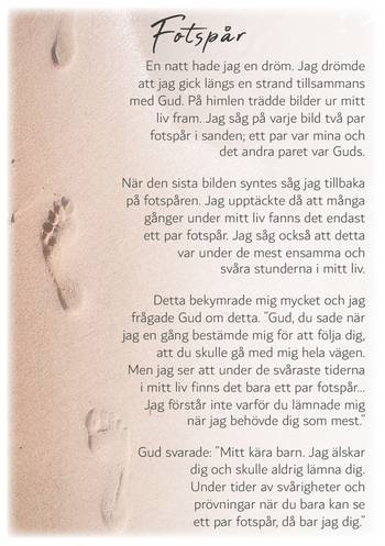 Vykort - Fotspår, en produkt från Nya Musik som utvecklar och engagerar människor i alla åldrar.