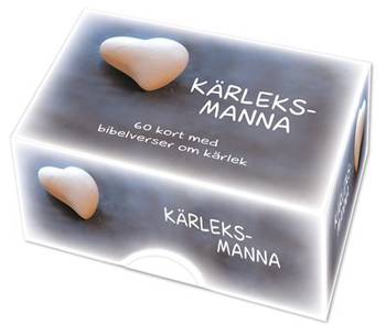 Kärleksmanna - 60 kort med bibelverser om kärlek, en produkt från Nya Musik som utvecklar och engagerar människor i alla åldrar.