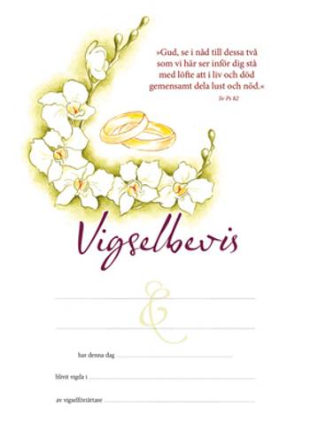 Vigselbevis - Två ringar, en produkt från Nya Musik som utvecklar och engagerar människor i alla åldrar.