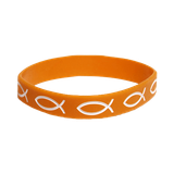 Armband - Silikon - Fisk - Orange, en produkt från Nya Musik som utvecklar och engagerar människor i alla åldrar.
