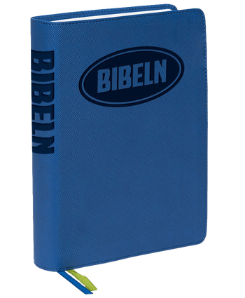 Konfabibeln (blå), en produkt från Nya Musik som utvecklar och engagerar människor i alla åldrar.