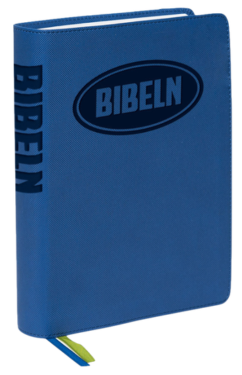 Konfabibeln (blå), en produkt från Nya Musik som utvecklar och engagerar människor i alla åldrar.