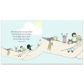 I dina händer - En liten bönbok, en produkt från Nya Musik som utvecklar och engagerar människor i alla åldrar.