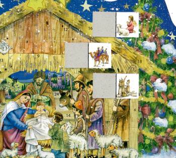 Adventskalender - Utvikbar Krubba, en produkt från Nya Musik som utvecklar och engagerar människor i alla åldrar.