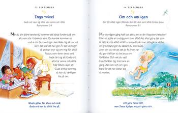 Gud och jag varje dag : 365 andakter för barn, en produkt från Nya Musik som utvecklar och engagerar människor i alla åldrar.