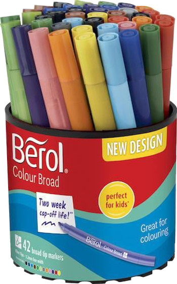 Tuschpenna Colourbroad - 42st, en produkt från Nya Musik som utvecklar och engagerar människor i alla åldrar.