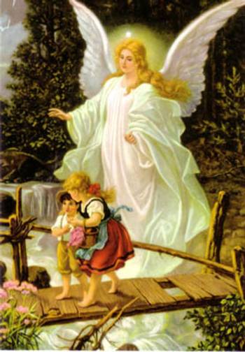 Nostalgikort - Blandade skyddsängelmotiv, en produkt från Nya Musik som utvecklar och engagerar människor i alla åldrar.