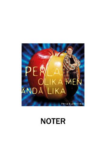 Olika men ändå lika - Noter, en produkt från Nya Musik som utvecklar och engagerar människor i alla åldrar.