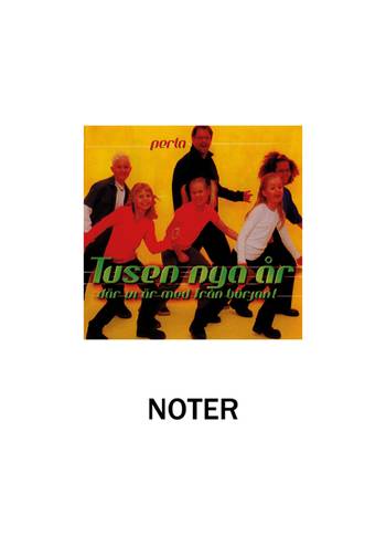 Tusen nya år - Noter, en produkt från Nya Musik som utvecklar och engagerar människor i alla åldrar.
