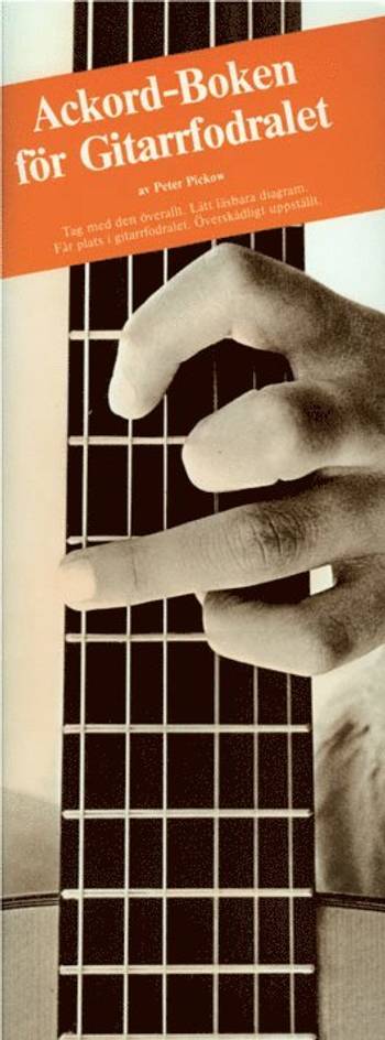 Ackordboken för gitarrfodralet, en produkt från Nya Musik som utvecklar och engagerar människor i alla åldrar.
