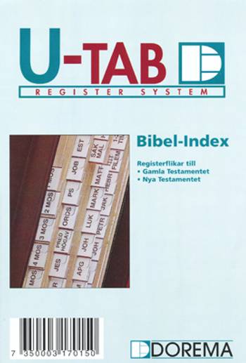 Bibelregister - GT, NT, svart/vit, en produkt från Nya Musik som utvecklar och engagerar människor i alla åldrar.