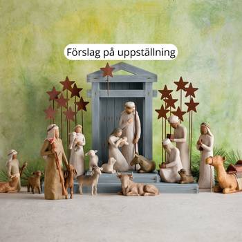 Shepherd and stable animals - Willow Tree, en produkt från Nya Musik som utvecklar och engagerar människor i alla åldrar.