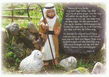 Vykort - Herren är min.. - Nytt motiv, en produkt från Nya Musik som utvecklar och engagerar människor i alla åldrar.