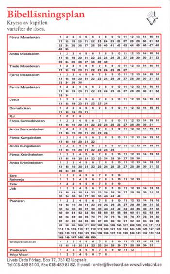 Bibelläsningsplan, en produkt från Nya Musik som utvecklar och engagerar människor i alla åldrar.