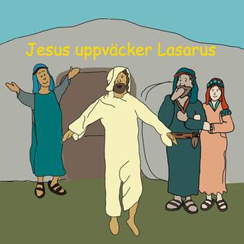 Jesus uppväcker Lasarus, en produkt från Nya Musik som utvecklar och engagerar människor i alla åldrar.