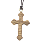 Halsband - Kors - Tillverkad i olivträ (2), en produkt från Nya Musik som utvecklar och engagerar människor i alla åldrar.