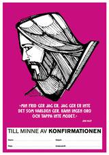 Konfirmationsminne - Jesus rosa, en produkt från Nya Musik som utvecklar och engagerar människor i alla åldrar.