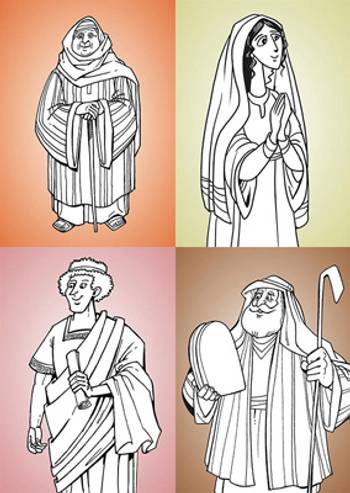 Vykort färglägg - Person - 20 st, en produkt från Nya Musik som utvecklar och engagerar människor i alla åldrar.