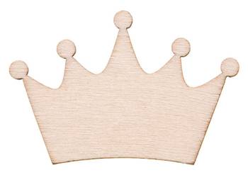 Träfigur - Krona - 10-pack, en produkt från Nya Musik som utvecklar och engagerar människor i alla åldrar.