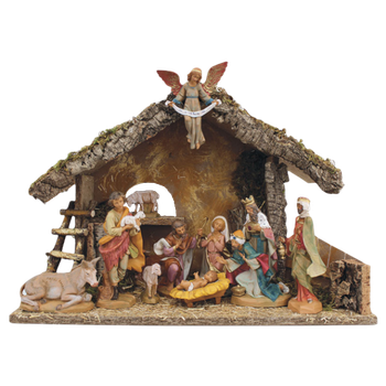 Julkrubba - Fontanini - FO651, en produkt från Nya Musik som utvecklar och engagerar människor i alla åldrar.