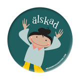 Knapp - Älskad, en produkt från Nya Musik som utvecklar och engagerar människor i alla åldrar.