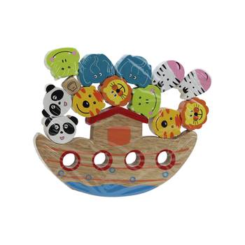 Balansspel i trä – Noas ark, en produkt från Nya Musik som utvecklar och engagerar människor i alla åldrar.