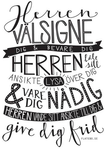 Poster - Välsignelsen - A3, en produkt från Nya Musik som utvecklar och engagerar människor i alla åldrar.