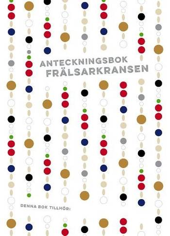 Anteckningsbok Frälsarkransen, en produkt från Nya Musik som utvecklar och engagerar människor i alla åldrar.