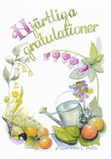 Kort - Hjärtliga gratulationer - Dubbelt - Anna Karin Medin, en produkt från Nya Musik som utvecklar och engagerar människor i alla åldrar.