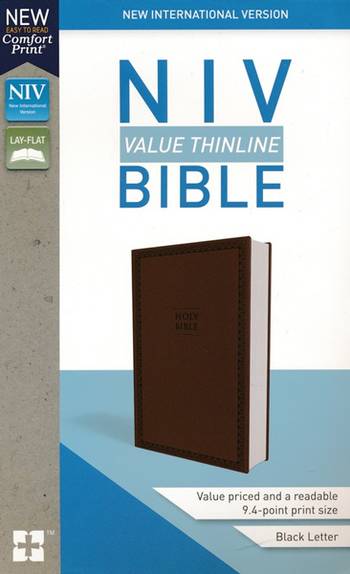 NIV Thinline Bible - Brun, en produkt från Nya Musik som utvecklar och engagerar människor i alla åldrar.