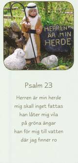 Kort/bokmärke - Psalm 23, en produkt från Nya Musik som utvecklar och engagerar människor i alla åldrar.