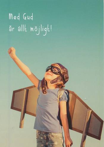 Vykort - Med Gud är allt möjligt!, en produkt från Nya Musik som utvecklar och engagerar människor i alla åldrar.