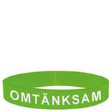 Armband - Silikon - Omtänksam - Grön, en produkt från Nya Musik som utvecklar och engagerar människor i alla åldrar.
